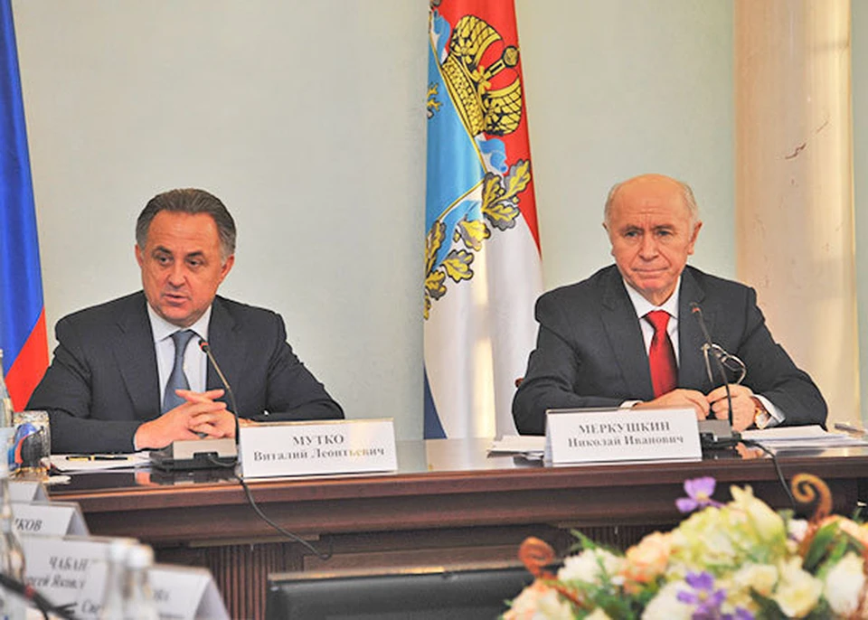 Вице-премьер РФ и глава региона обсудили важнейшие вопросы готовности к мировому турниру. Фото: Дмитрий Бурлаков.