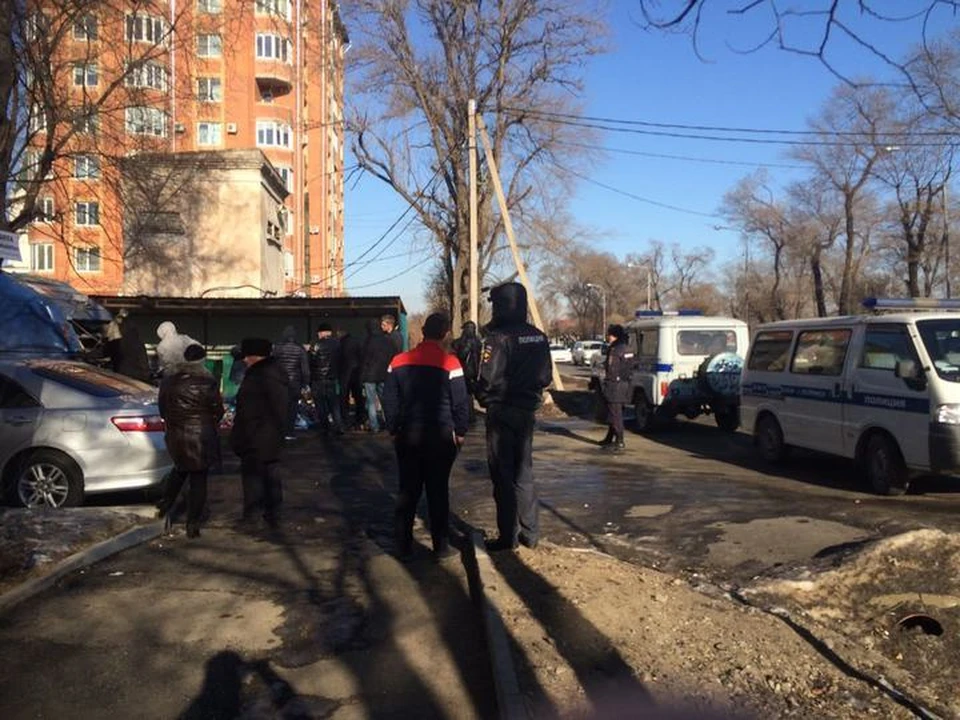В Мусорном баке на улице Кирова в Уссурийске найдено женское тело Фото: очевидца