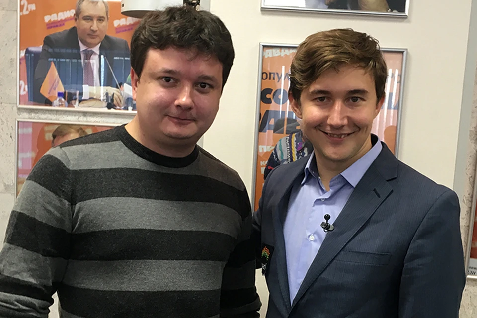 Журналист "КП" Павел Клоков и Сергей Карякин.