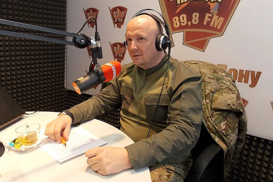 Андрей Кудряков в студии радио "КП-Ростов"