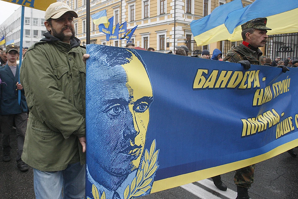 Киев, 2012 г. Во время марша в честь 70-й годовщины УПА-4. Фото ИТАР-ТАСС/ Мария Фролова