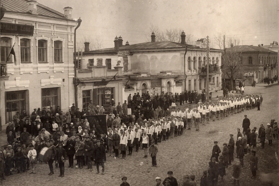 Митинги после 1917 года стали обыденностью для Тюмени. Фото из архива историка Сергея Егорова