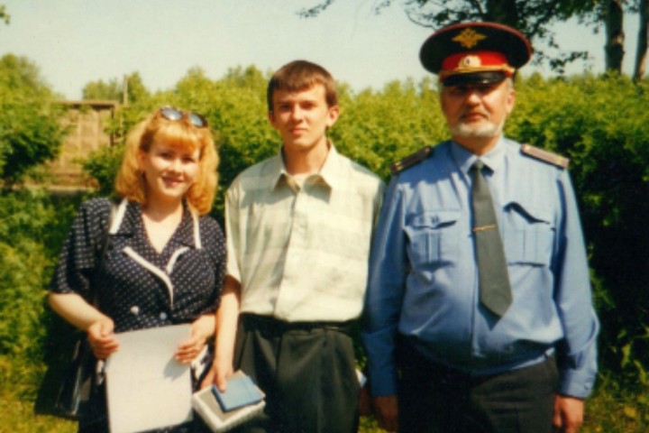 Ирина Геннадьевна с сыном Станиславом и супругом Михаилом. Фото: личный архив.