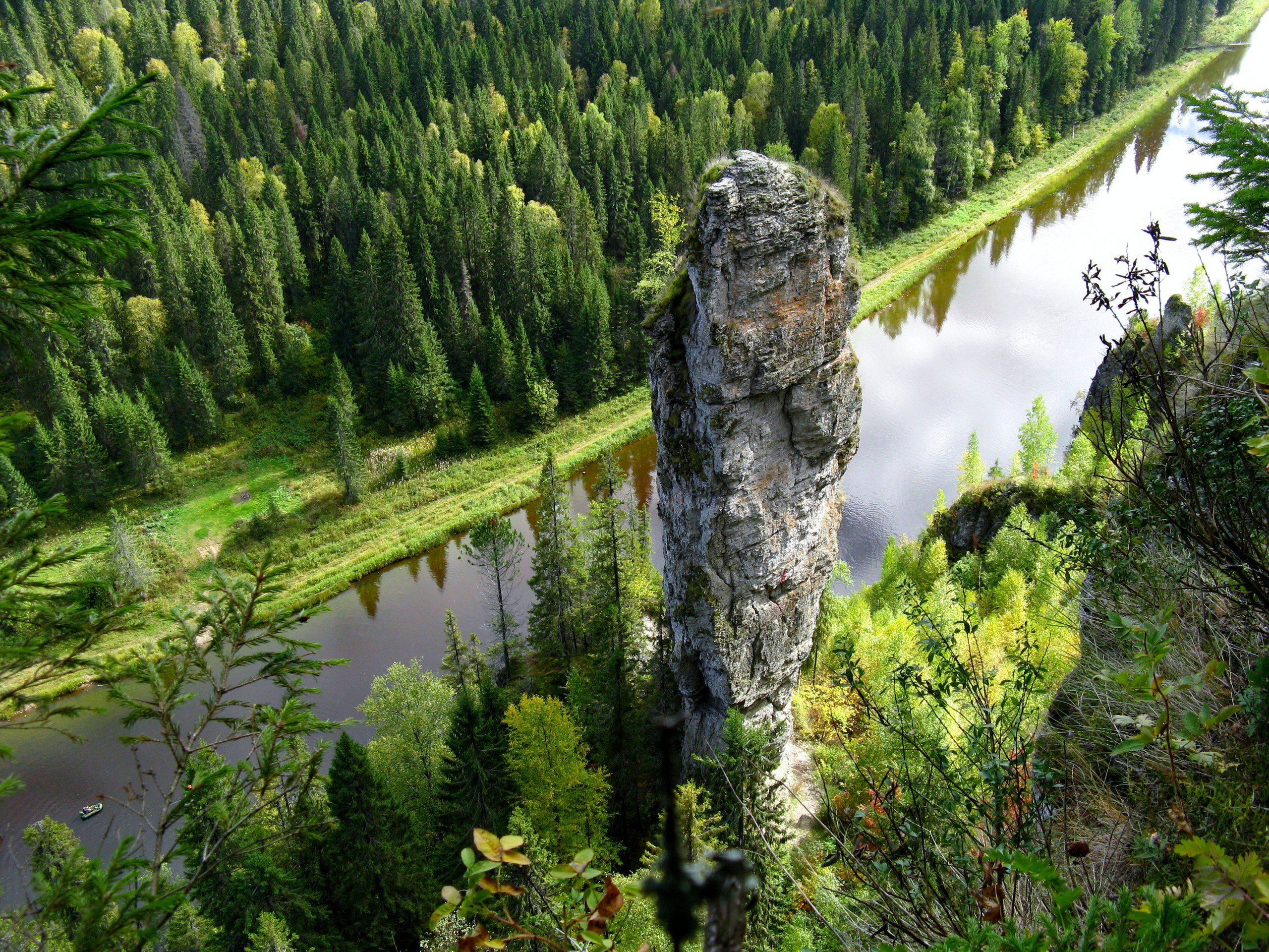 Высота Чертова Пальца - 70 метров. Фото: VK 