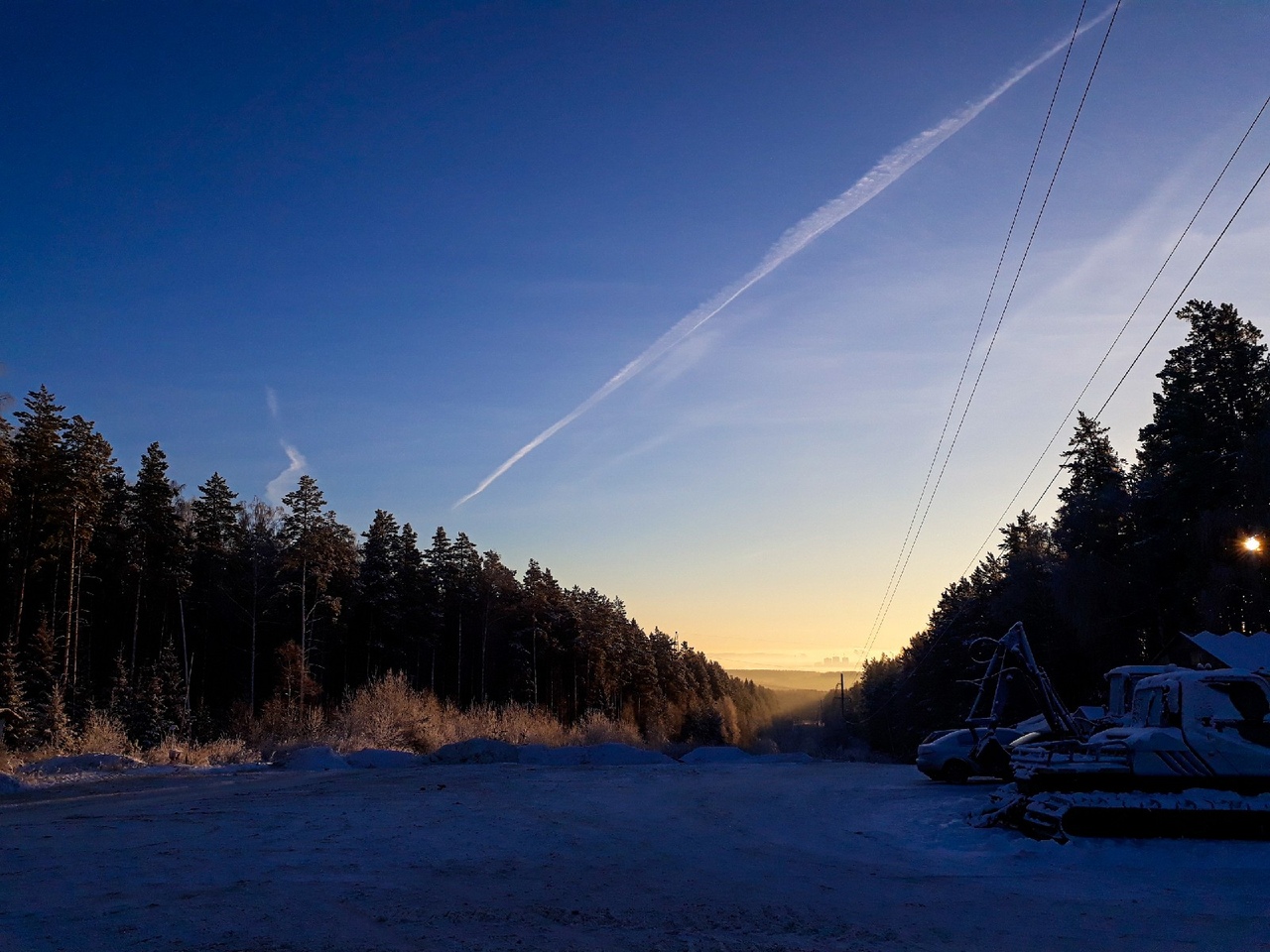 На территории горнолыжных курортов всегда можно полюбоваться великолепными зимними видами.