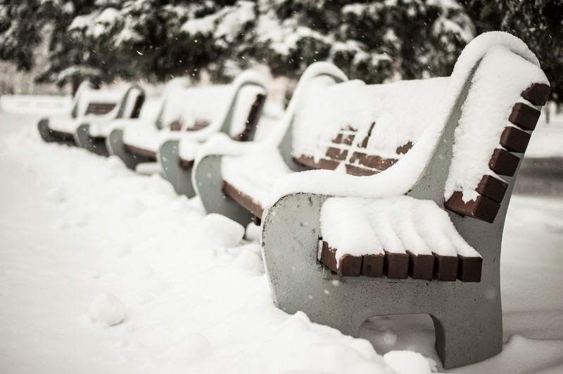 Снегопад в Ижевске