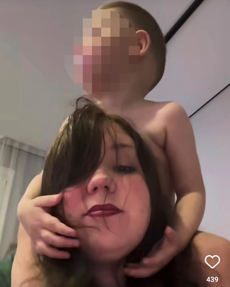 Полина с младшим сыном